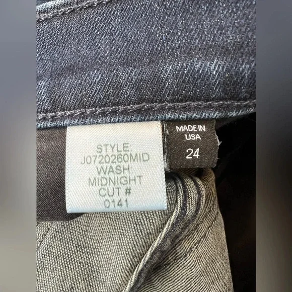 VERONICA BEARD Womens Jeans Carly “11 Kick Flare In Midnight Stretch Size 24 - Picture 12 of 14